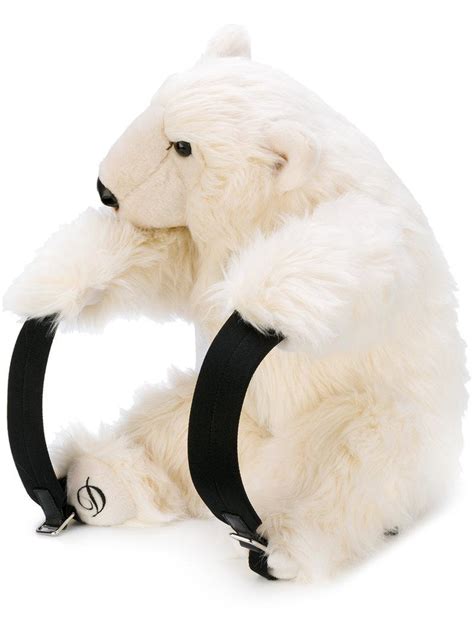 Dolce & Gabbana Polar Bear Backpack in White for .